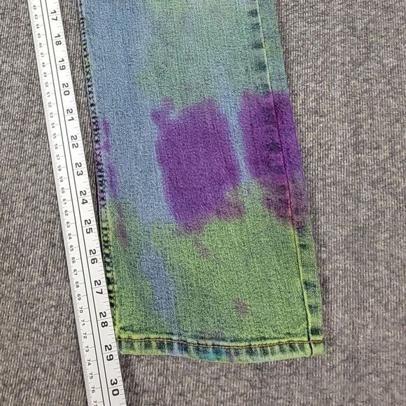 Denizen From Levis Jeans Mens 32x29* Blue 231 Athletic Fit Stretch Denim Tie Dye - Picture 6 of 12